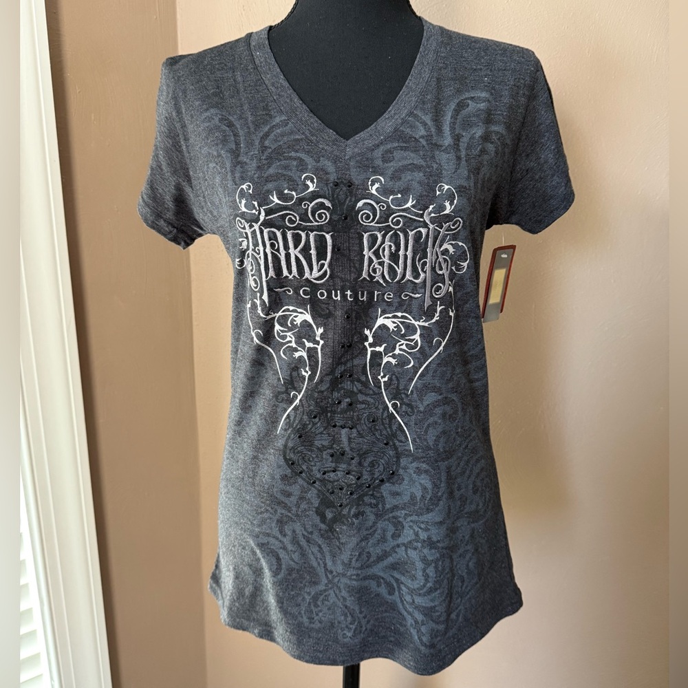 Hard Rock Cafe Munich Gray Graphic Tee